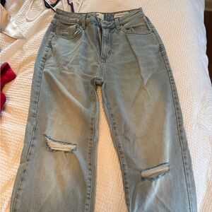 Cotton On Light Blue Slim Straight Jeans